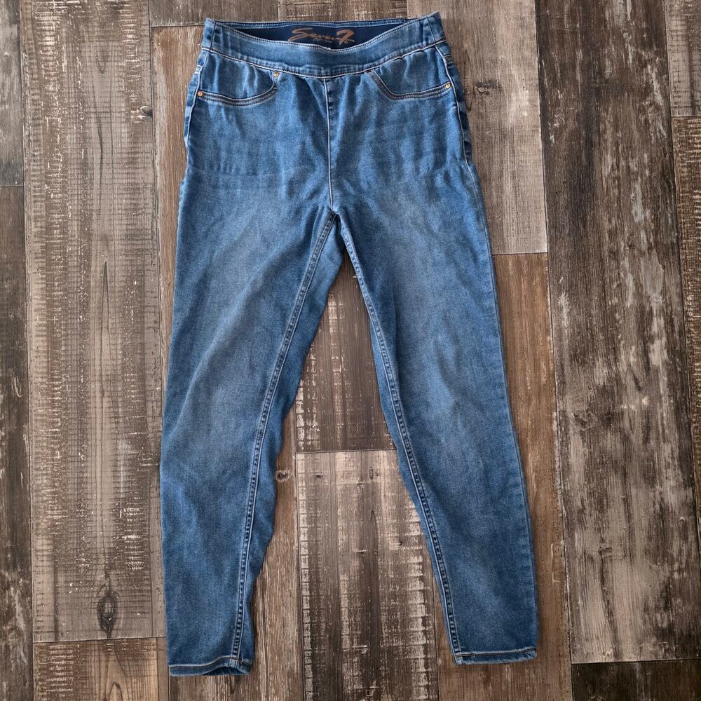 Seven7 Pull-on Jeggings Pants Stretch Denim Women's Medium